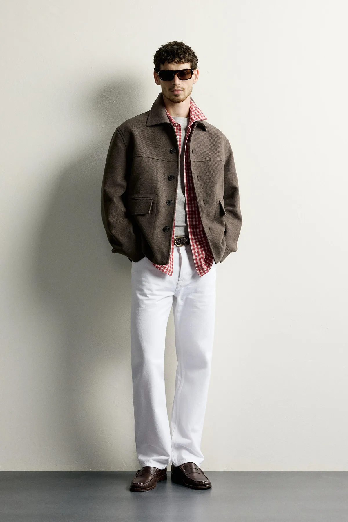 Regular Fit ýüň palto - 36789925 — surat 1/6