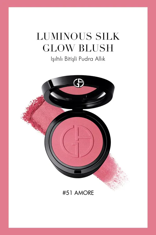 Luminous Silk Glow Blush ýalpyldawuk pudra ýaňak boýagy 51 Amore 3614273735599 - 36850956