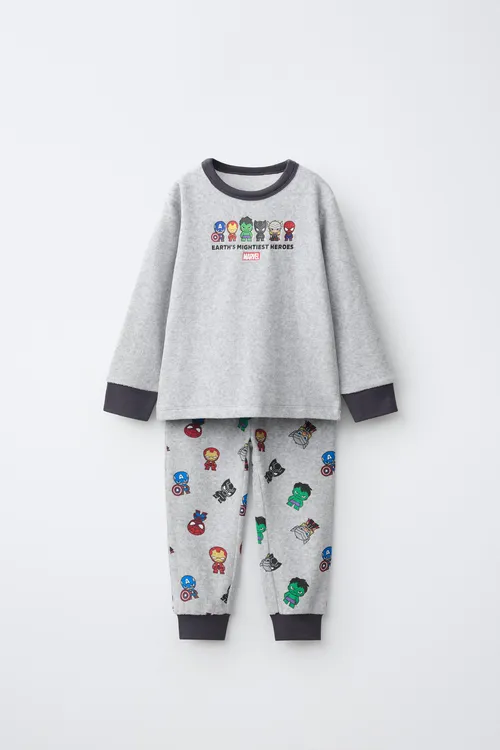 1,5-6 ýaş / THE AVENGERS © MARVEL welýur pijama toplumy - 36790164