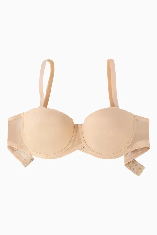 Rosali Meş Mata Straplez Göwüs ýapragy - Soft Push Up, Ýarym Doldurgyçly - Premium Basic - 2226 - Ten reňkli - 36802323