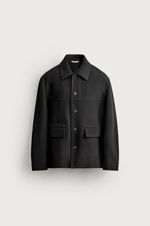 Regular Fit ýüň palto - 36789926 — surat 8/9