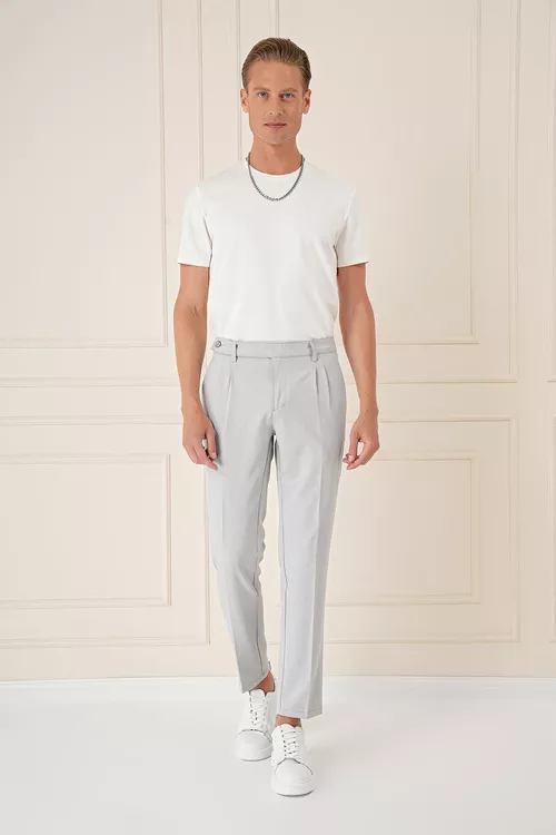 P 1158 Slim Fit nusgawy balagy, çal-gök - 24980658