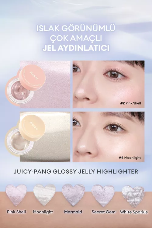 A'pieu Juicy Pang Glossy Jelly gelli haýlaýter (#5 Mermaid) - 25879586 — surat 3/7