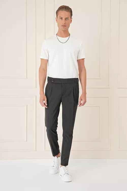 P 1160 Slim Fit nusgawy balagy, gara reňkli - 24980663