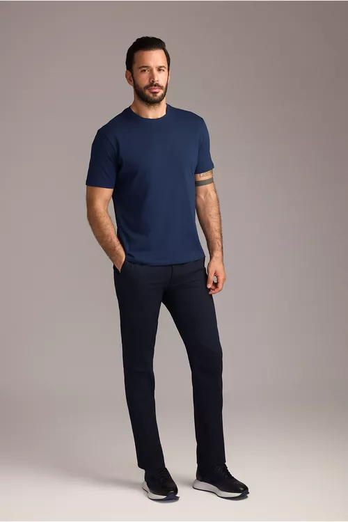 Suprem trikotaž matasyndan Regular Fit pagta futbolka - 24482003