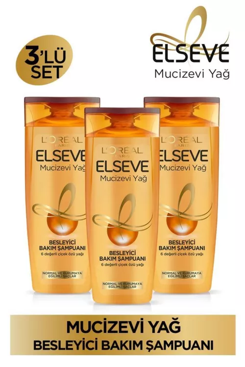 Mucizevi Yag iýmitlendiriji şampunlar toplumy 390 ml 3 sany - 25152913