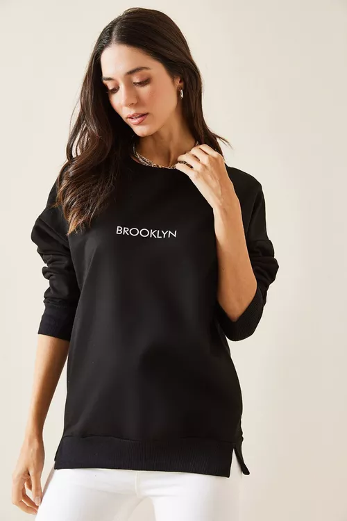 Brooklyn ýazgyly gara switşot 5KXK8-49027-02 - 25719145