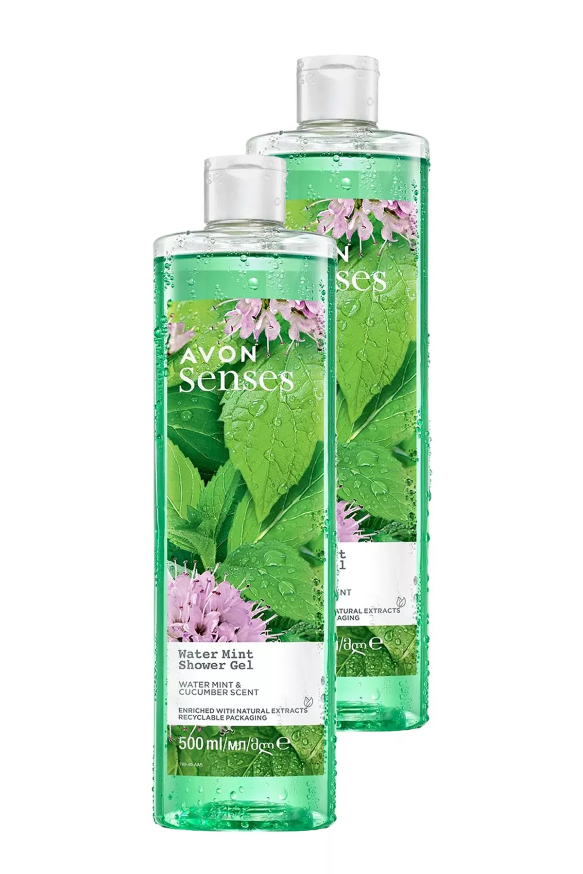 Senses Water Mint Narpyz We Salatalık Kokulu Duş Jeli 500 Ml. Ikili Komplekt - 25539444 — surat 1/4