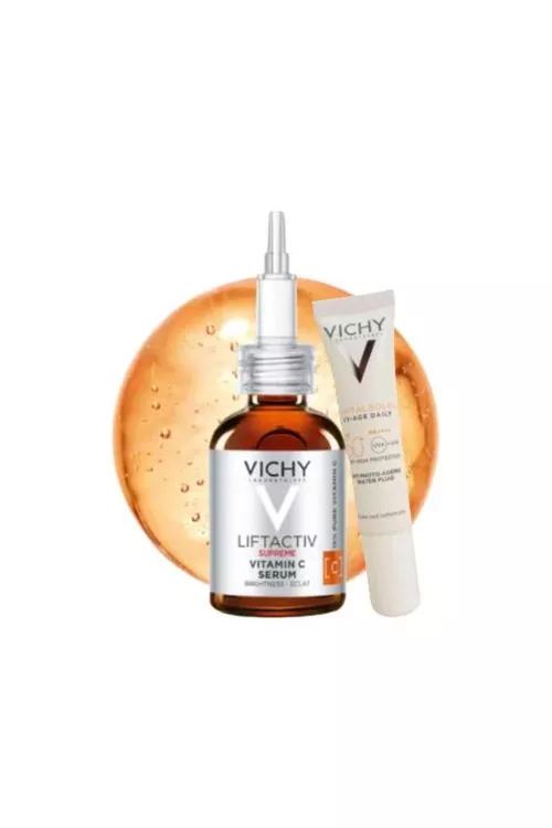 Liftactiv C witaminli syworotka 20 ml + Capital Soleil krem 15 ml - 25281383