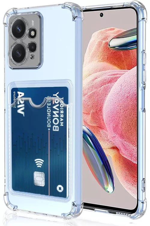 Xiaomi Redmi Note 12 4G üçin kart goýulýan jibi bolan urga çydamly gapjyk-çehol - 26805789