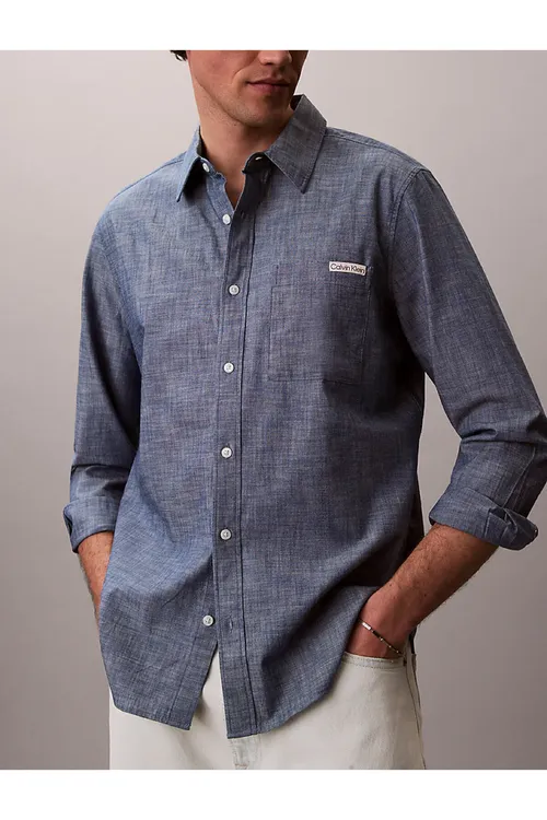 Erkek LS Chambray Classic köýnekçe - 36172163 — surat 5/5