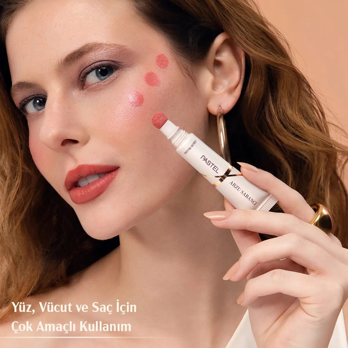 Pastel X Arzu Sabancı suwa çydamly suwuk gel rumýana Liquid Blush 151 - 36166115 — surat 2/6