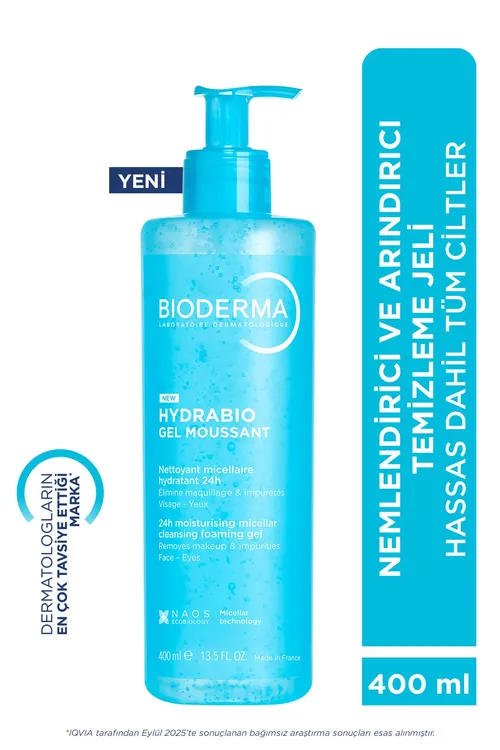 Hydrabio Foaming Gel Ähli Ciltler Üçin Nemlendirici We Arındırıcı Yüz We Vücut Tämizleme Jeli 400 Ml - 37030311