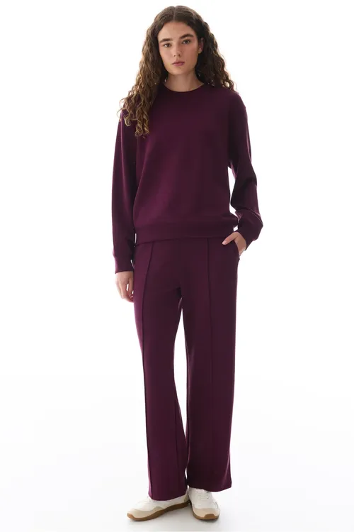 Tegelek ýakaly, oversize melewşe modal switşot - 36968930