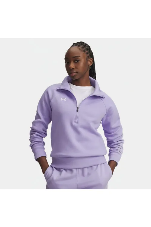 Zenanlar üçin benewşe durlan ýakaly flis switşot Rival Fleece - 36969348