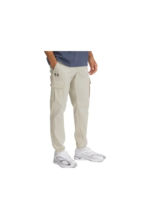 Ua Vibe Woven Cargo Pants erkekler üçin gündelik kargo balak 1386558-289, goňur - 36923564