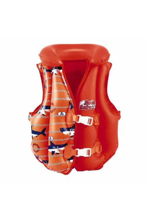 Swim Safe gyzyl halas ediji ýeňsiz köýnegi - 36964787