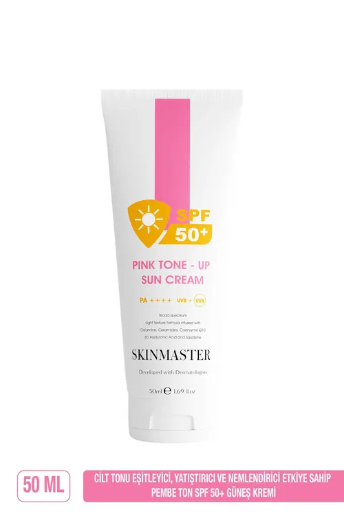 SPF 50+ gülgüne reňk sazlaýjy we ýagtylandyryjy güneş kremi - 33907483