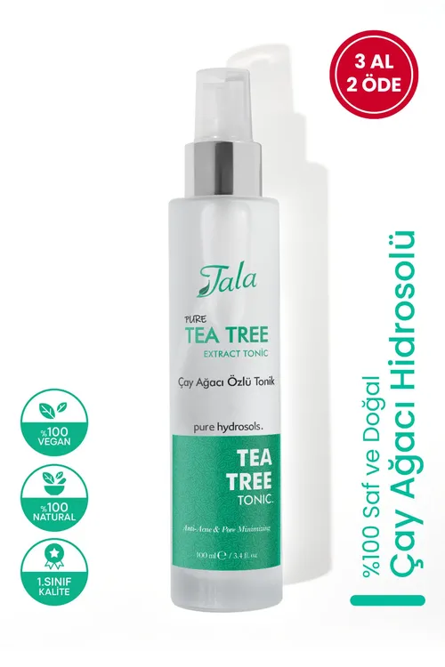 Çaý agajy suwy düweneklere garşy we gözenekleri daraldyjy arassalaýjy tonik 100% arassa we tebigy 100 ml - 33906486