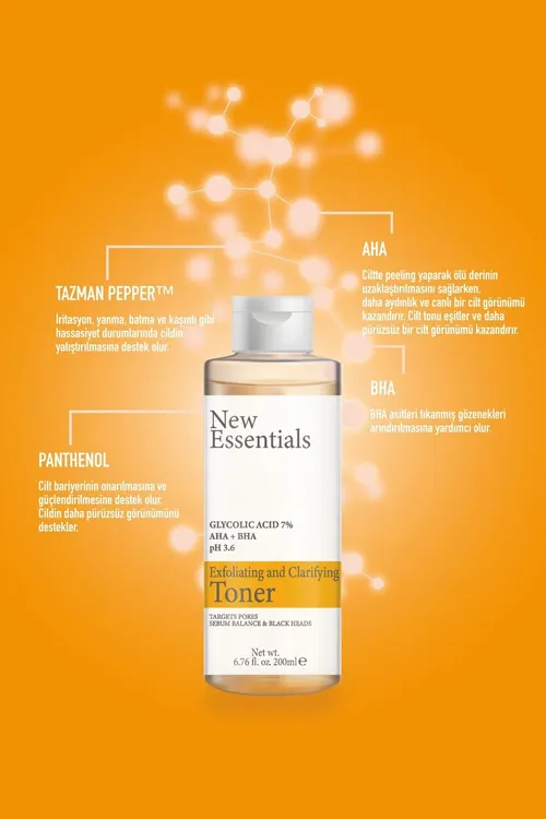 Gözenek daraldyjy we arassalaýjy tonik - 200 ml (7% Glikolik kislota, AHA+BHA) - 33899570 — surat 3/5