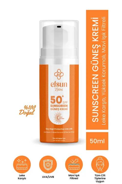 Tegmil garşysyna çyglandyryjy ýokary goragly SPF 50+ PA++++ UVA/UVB ýüz we beden üçin gün kremi 50 ml - 33953144