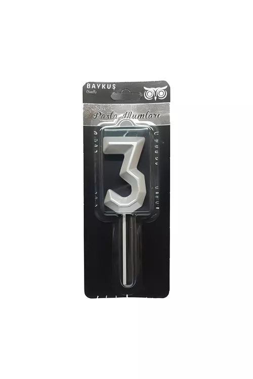 Mini Party Store uly gyrraly kümüş san-şem 3, 7 sm - 24752135