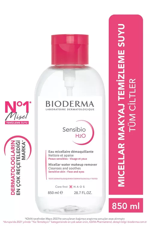 Bioderma Sensibio H2O misellýar suwy, 850 ml - 9262397