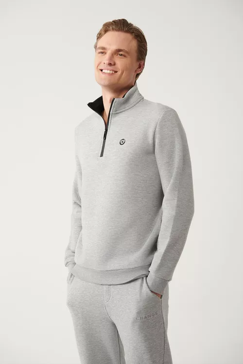 Içi tüýli, zynjyrly, Regular Fit uniseks çal switşoty - 22586176