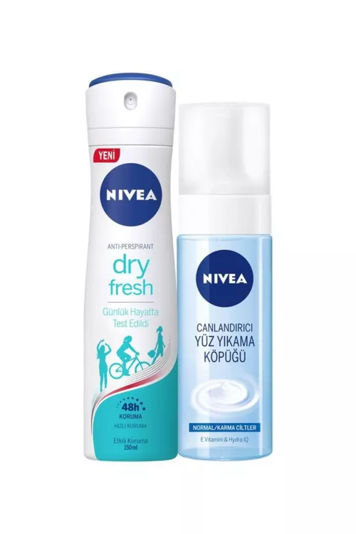 Dry Fresh aýal dezodoranty we ýüz arassalaýjy köpügi - 11499740