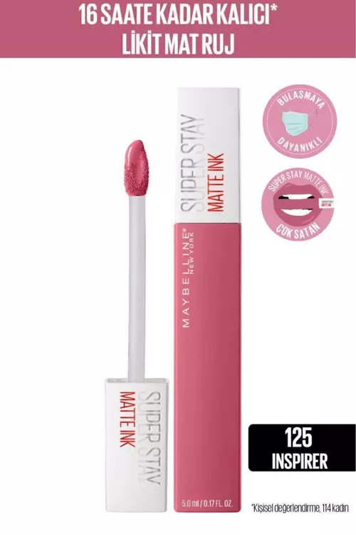 Super Stay Matte Ink 125 Inspirer mat suwuk dodak boýagy - 5883638
