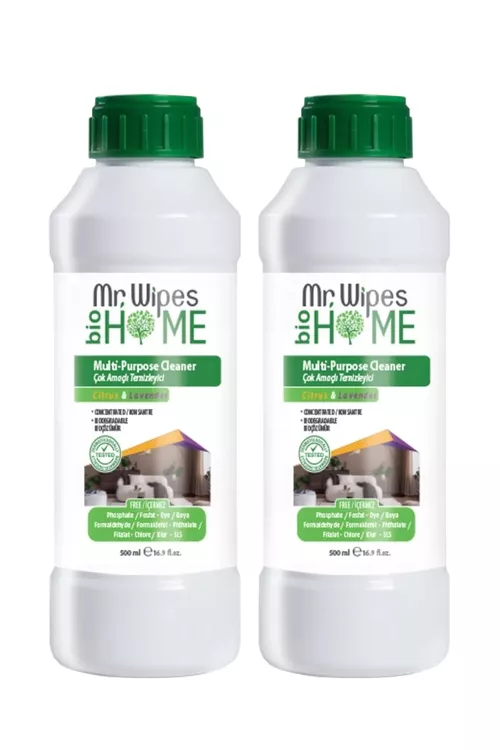 Mr. Wipes Bio Home Sitrus we Lawanda arassalaýjysy, 2x500 ml - 26786485