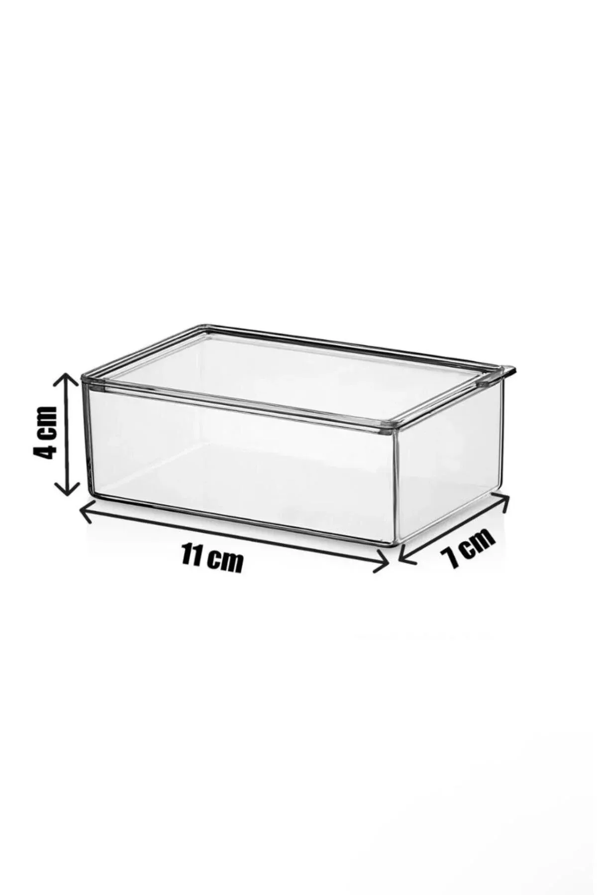 Lucid 3 sany mini akril gapakly düzüji gutu, köp maksatly düzüji - 34183210 — surat 4/5