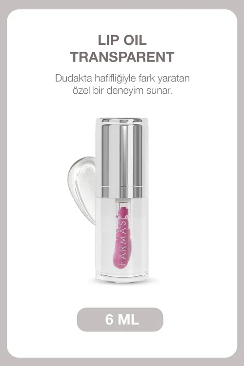 Lip Oıl | Nemlendiriji we ideg täsirli ýaldyrawuk berýän dodak ýagy -Transparent - 36230436