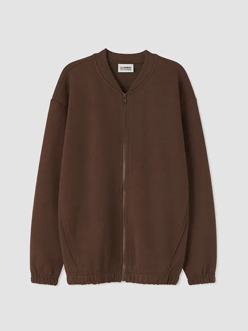 Kolej ýakaly oglan çaga syrmaly sweatshirti - 35047108