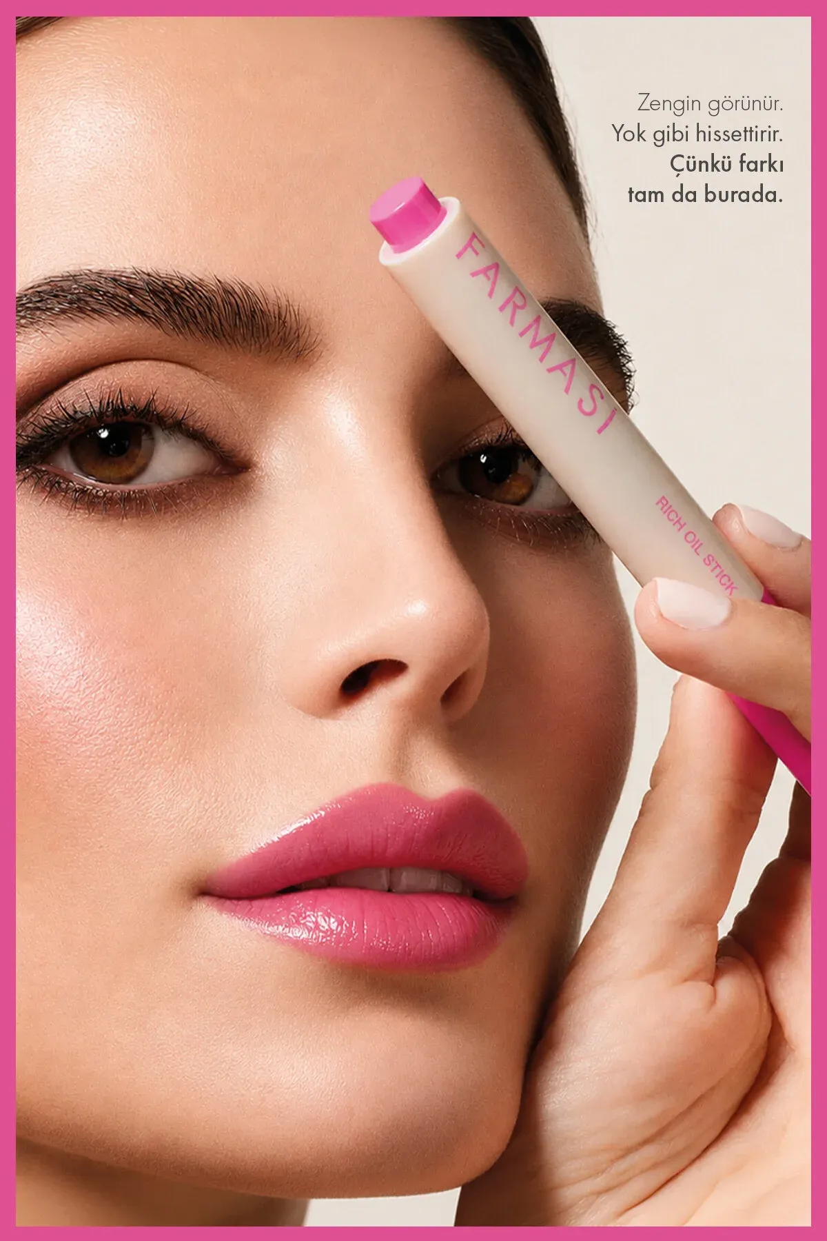 Rich Oil çyglandyryjy täsirli & güýçli reňkli stik - Pixel Pink - 36344474 — surat 3/5