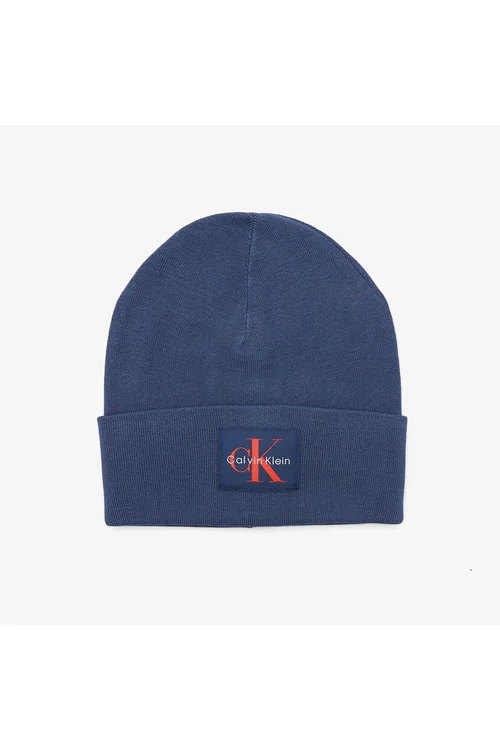 Calvin Klein Monologo Patch erkek mawy şapka - 34253449