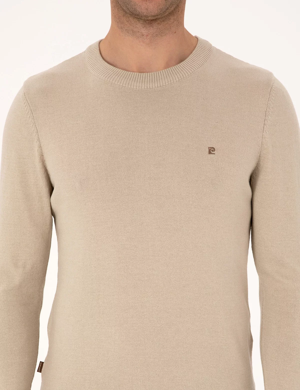 Slim Fit dokalan switer, çäge reňkli melanž - 28854684 — surat 6/7