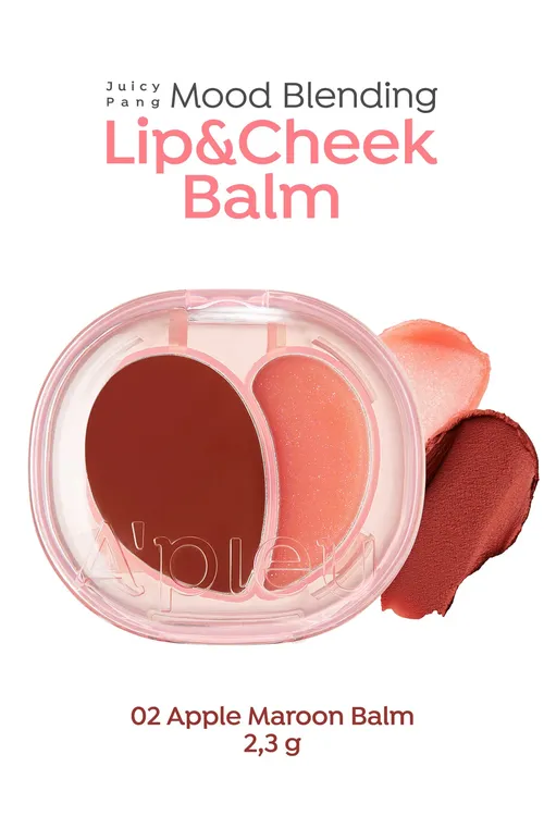 Dodak we ýaňak balzamy A'PIEU Juicy-Pang 02 Apple Maroon - 29576128