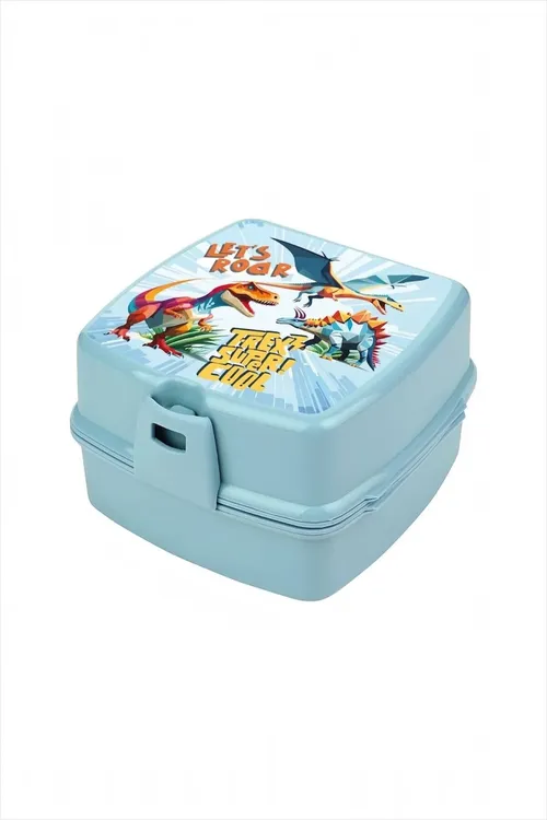 Let' S Roar Özünden Çatal Kaşıklı 4 Bölmeli 2 Gatly Beslenme Kutusu- Bölmeli Beslenme Kabı - 37031733