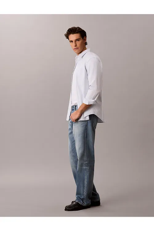 Erkek Ls Stripe Oxford Classic Köýnek - 37047711 — surat 2/6