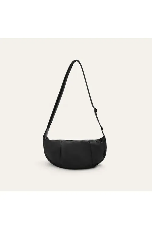 Gyz-gelin Gara Tikinli Oval Egin Sumkası - 37009092