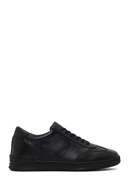 Erkek Gara Bagjykly Deri Casual Sneaker Wm837002dv - 37032591