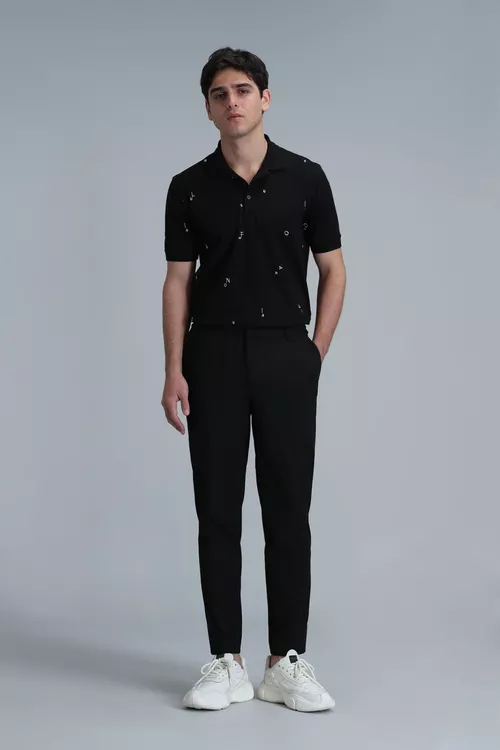Erkek adam çinos balagy Glen Smart Slim Fit gara - 24313012