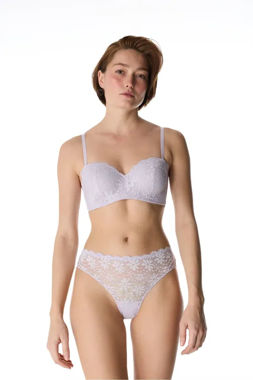 Melewşe Lotus straplez Lace torkowat býustgalter - 34186218