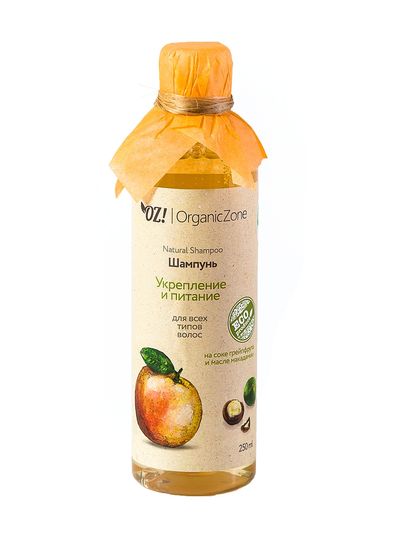 OZ! Şampun, ähli saç görnüşleri üçin "Güýçlendirmek we iýmitlendirmek" (250 ml) - 16867681